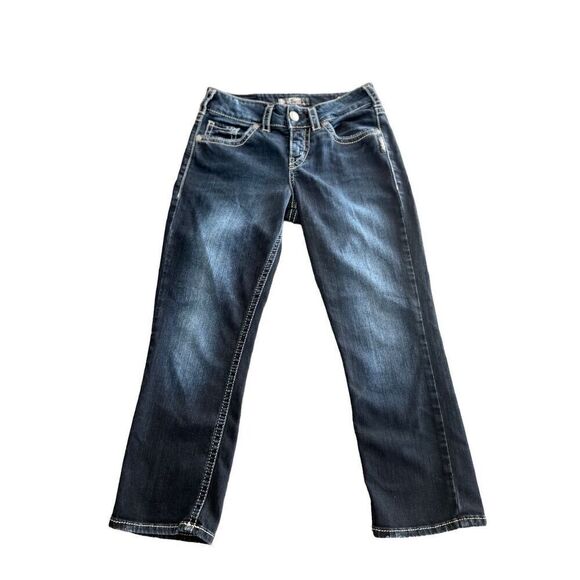 Silver Jean Co. Denim Suki mid Capri jean size 28x23 - Picture 1 of 9